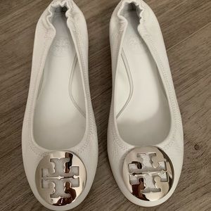 Tory Burch Ballet Flats - White